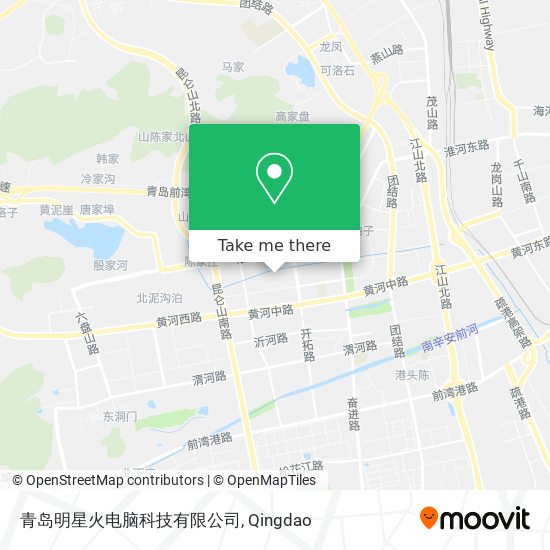 青岛明星火电脑科技有限公司 map