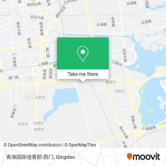 青湖国际缇香郡-西门 map