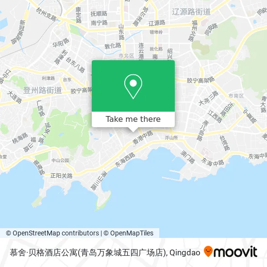 慕舍·贝格酒店公寓(青岛万象城五四广场店) map