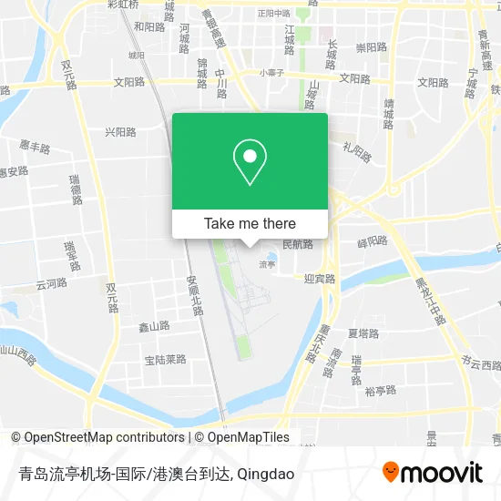 青岛流亭机场-国际/港澳台到达 map