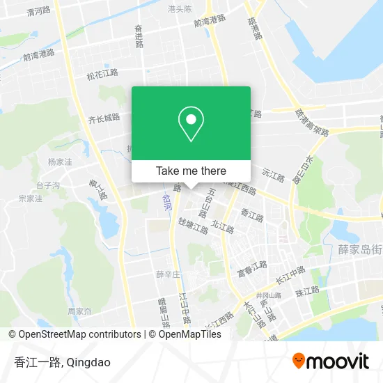 香江一路 map