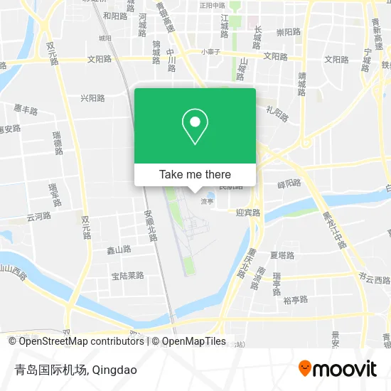 青岛国际机场 map