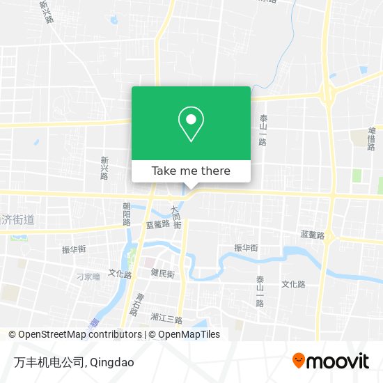 万丰机电公司 map