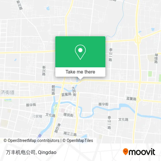 万丰机电公司 map