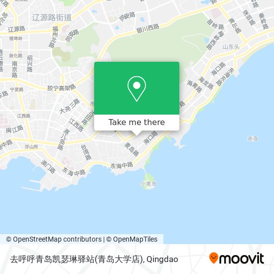 去呼呼青岛凯瑟琳驿站(青岛大学店) map