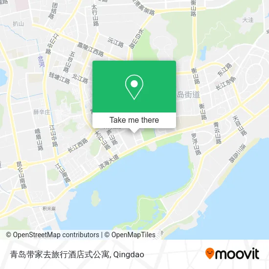 青岛带家去旅行酒店式公寓 map