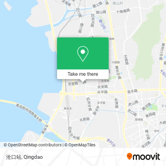 沧口站 map
