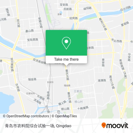 青岛市农科院综合试验一场 map
