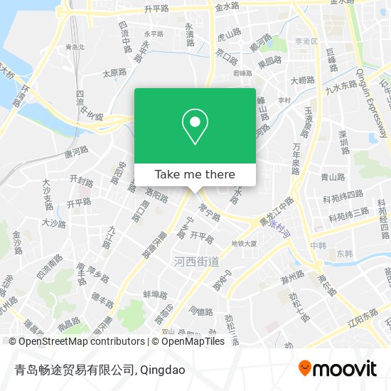 青岛畅途贸易有限公司 map