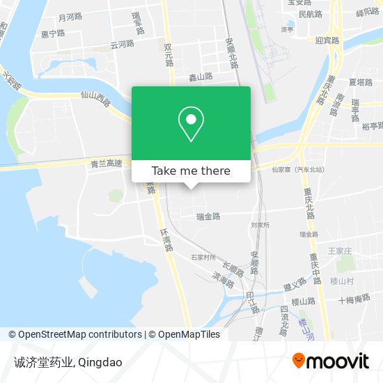 诚济堂药业 map