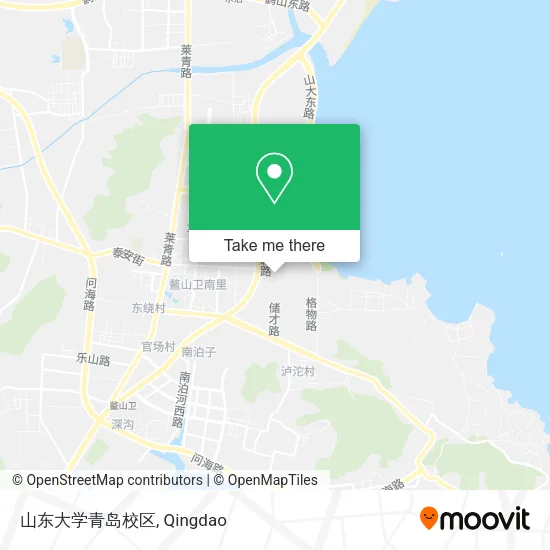 山东大学青岛校区 map