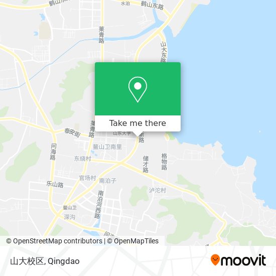 山大校区 map