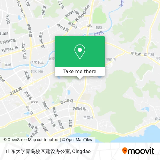 山东大学青岛校区建设办公室 map
