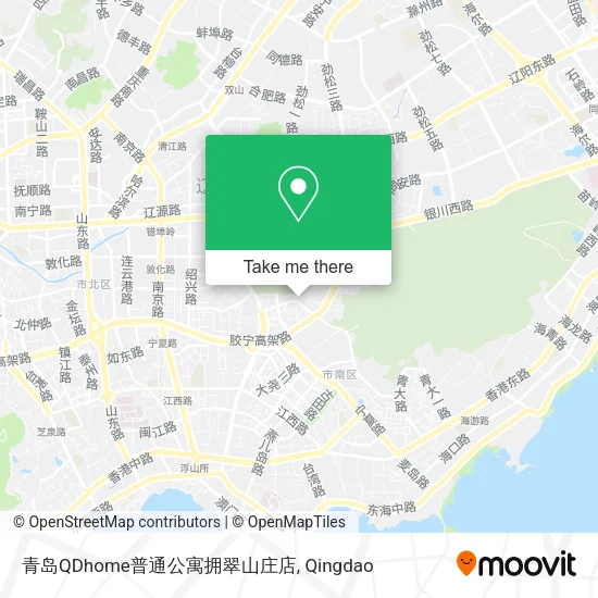 青岛QDhome普通公寓拥翠山庄店 map