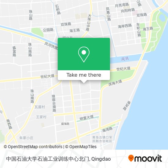 中国石油大学石油工业训练中心北门 map