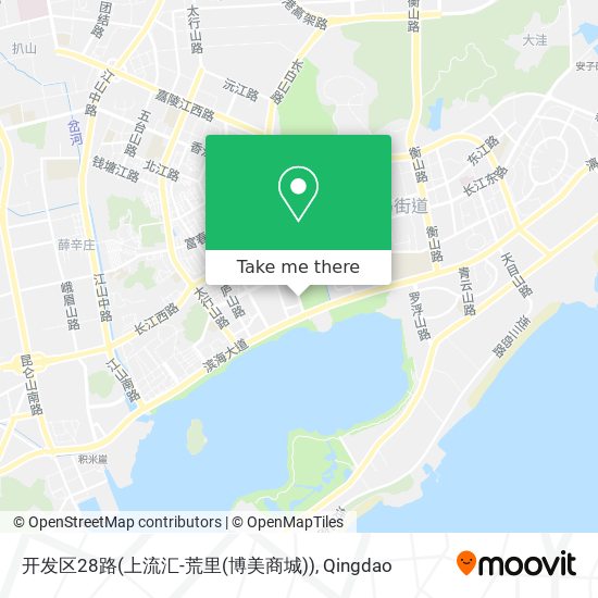 开发区28路(上流汇-荒里(博美商城)) map