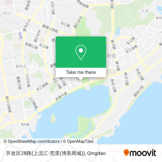 开发区28路(上流汇-荒里(博美商城)) map