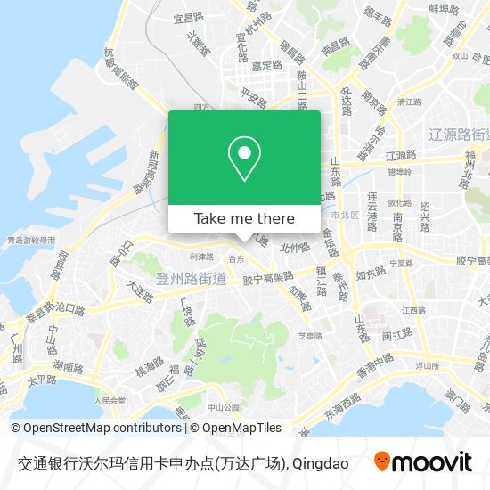 交通银行沃尔玛信用卡申办点(万达广场) map