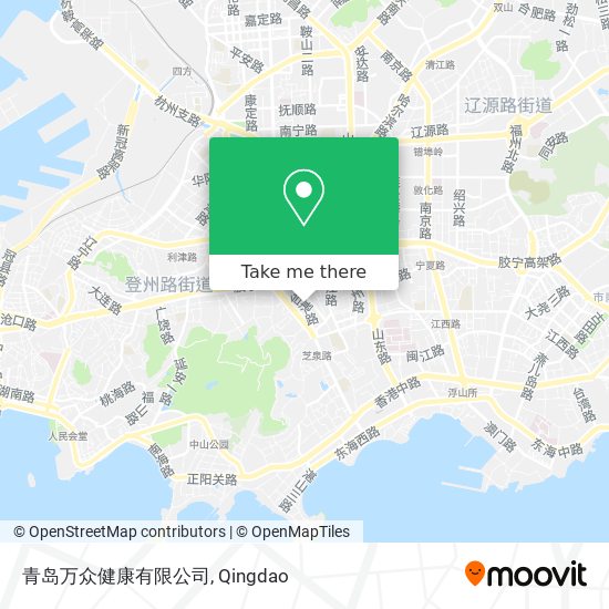 青岛万众健康有限公司 map