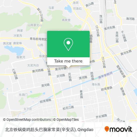 北京铁锅柴鸡筋头巴脑家常菜(辛安店) map