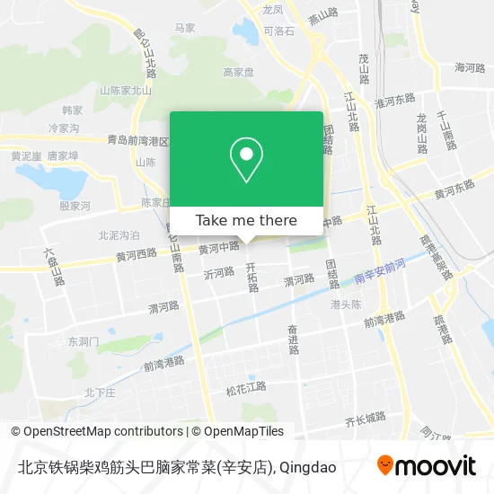 北京铁锅柴鸡筋头巴脑家常菜(辛安店) map