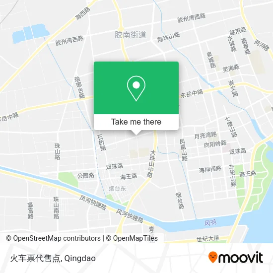 火车票代售点 map