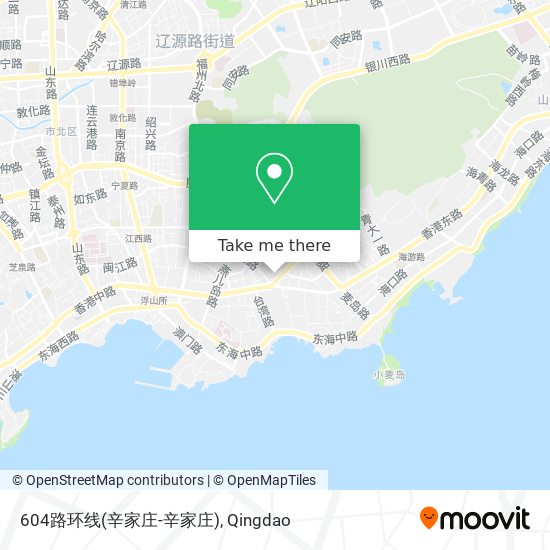 604路环线(辛家庄-辛家庄) map