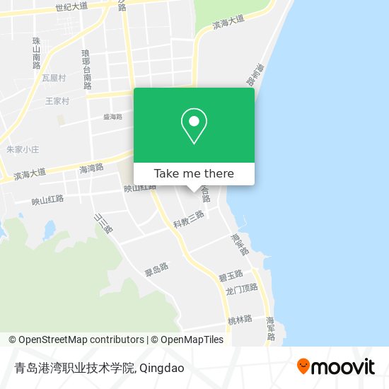 青岛港湾职业技术学院 map