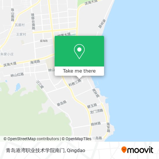 青岛港湾职业技术学院南门 map