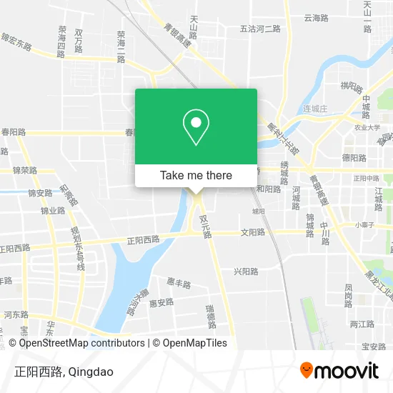 正阳西路 map