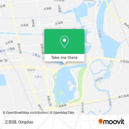 正阳路 map