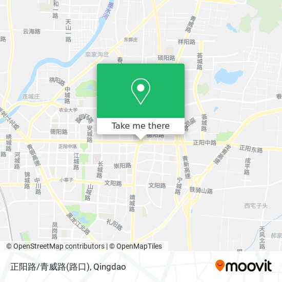 正阳路/青威路(路口) map