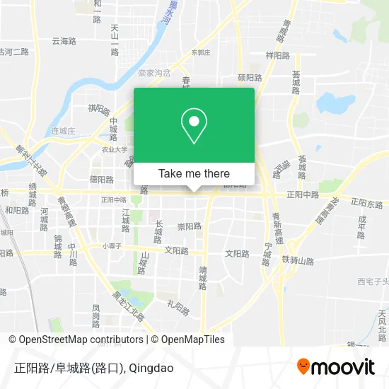 正阳路/阜城路(路口) map