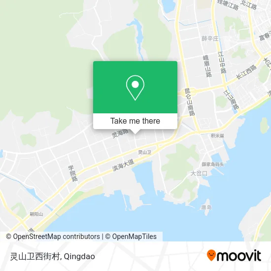 灵山卫西街村 map