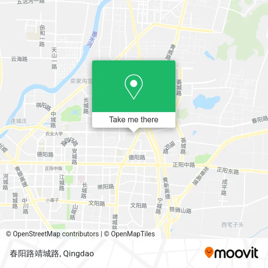 春阳路靖城路 map