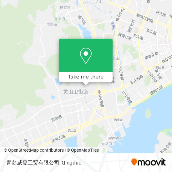 青岛威登工贸有限公司 map