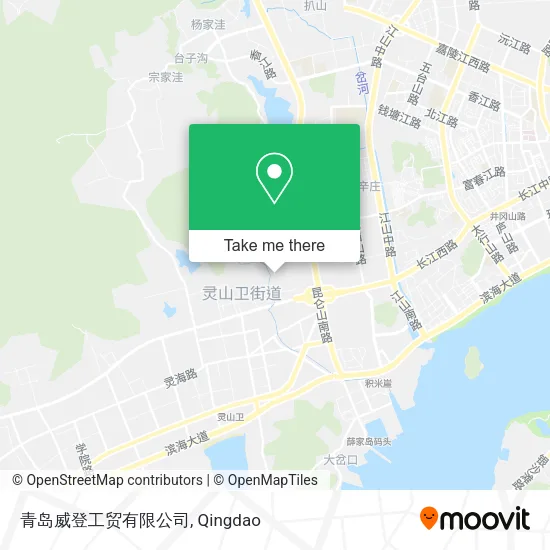 青岛威登工贸有限公司 map