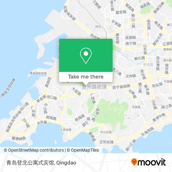 青岛登北公寓式宾馆 map