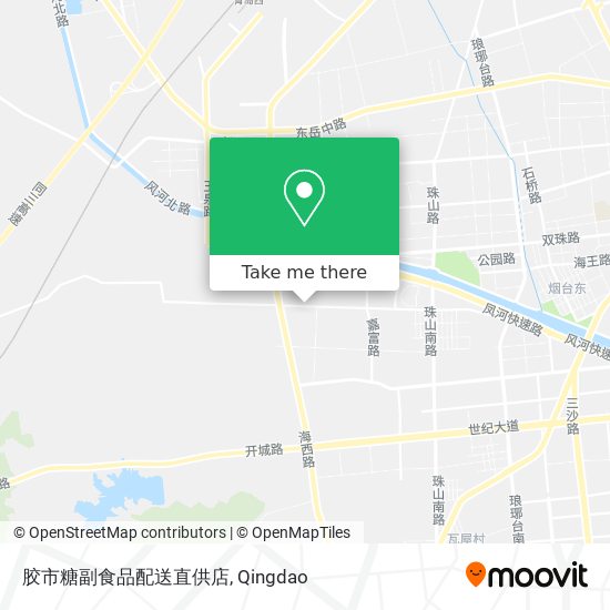 胶市糖副食品配送直供店 map