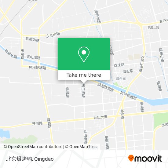 北京爆烤鸭 map
