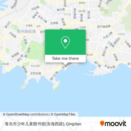 青岛市少年儿童图书馆(东海西路) map