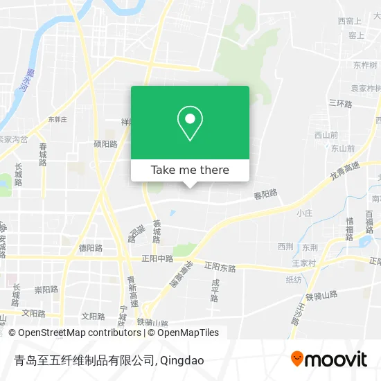 青岛至五纤维制品有限公司 map