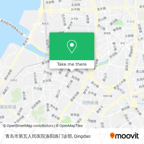 青岛市第五人民医院洛阳路门诊部 map