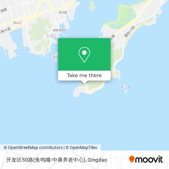 开发区50路(鱼鸣嘴-中康养老中心) map
