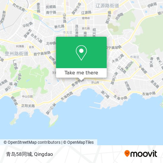 青岛58同城 map