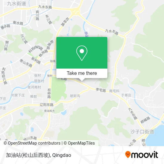 加油站(松山后西坡) map