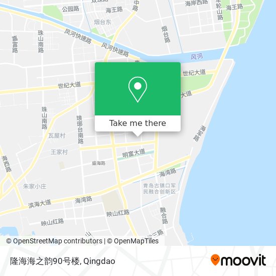 隆海海之韵90号楼 map