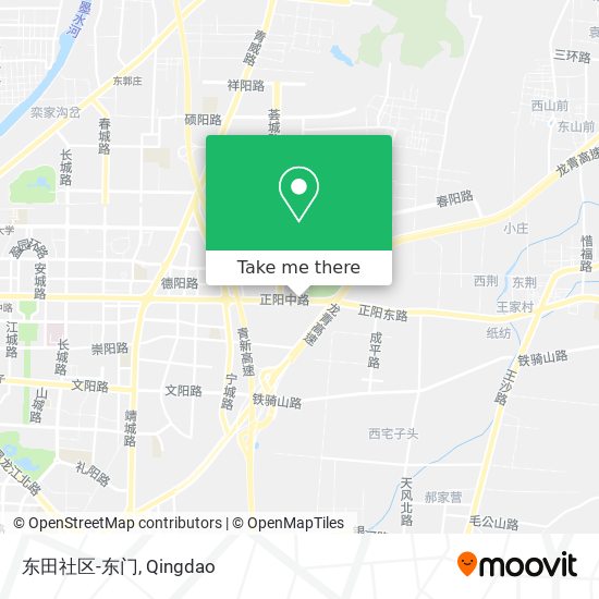 东田社区-东门 map