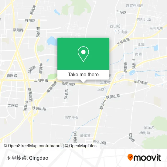 玉皇岭路 map