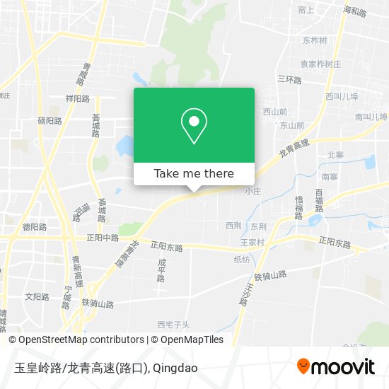玉皇岭路/龙青高速(路口) map
